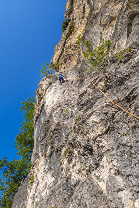 Via 'Spina' added to Monte Colodri at Arco (Valle del Sarca), Italy
